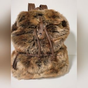 Fun Plush Drawstring Backpack Big